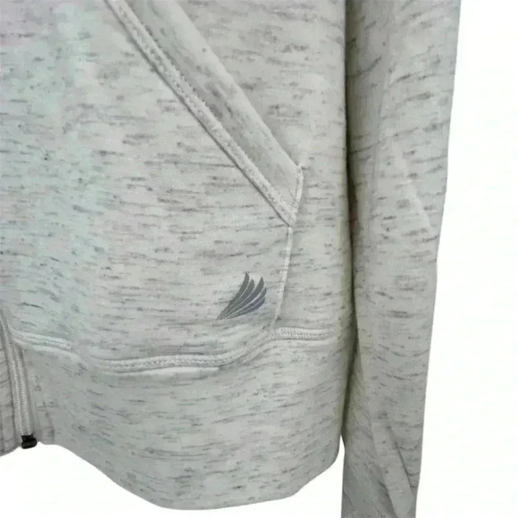 Free 2B Women's Gray Sherpa Lined Full-Zip Hoodie Jacket Size M super soft - Picture 4 of 11